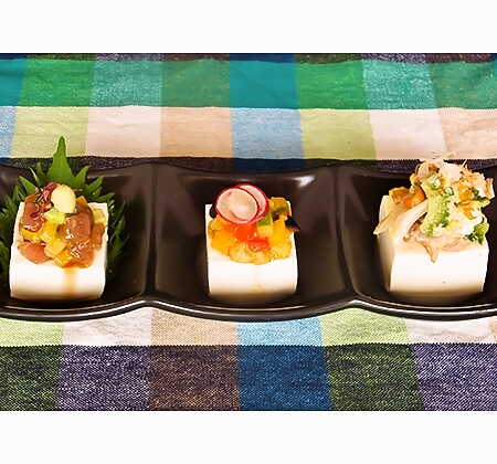 3種の変わり冷奴